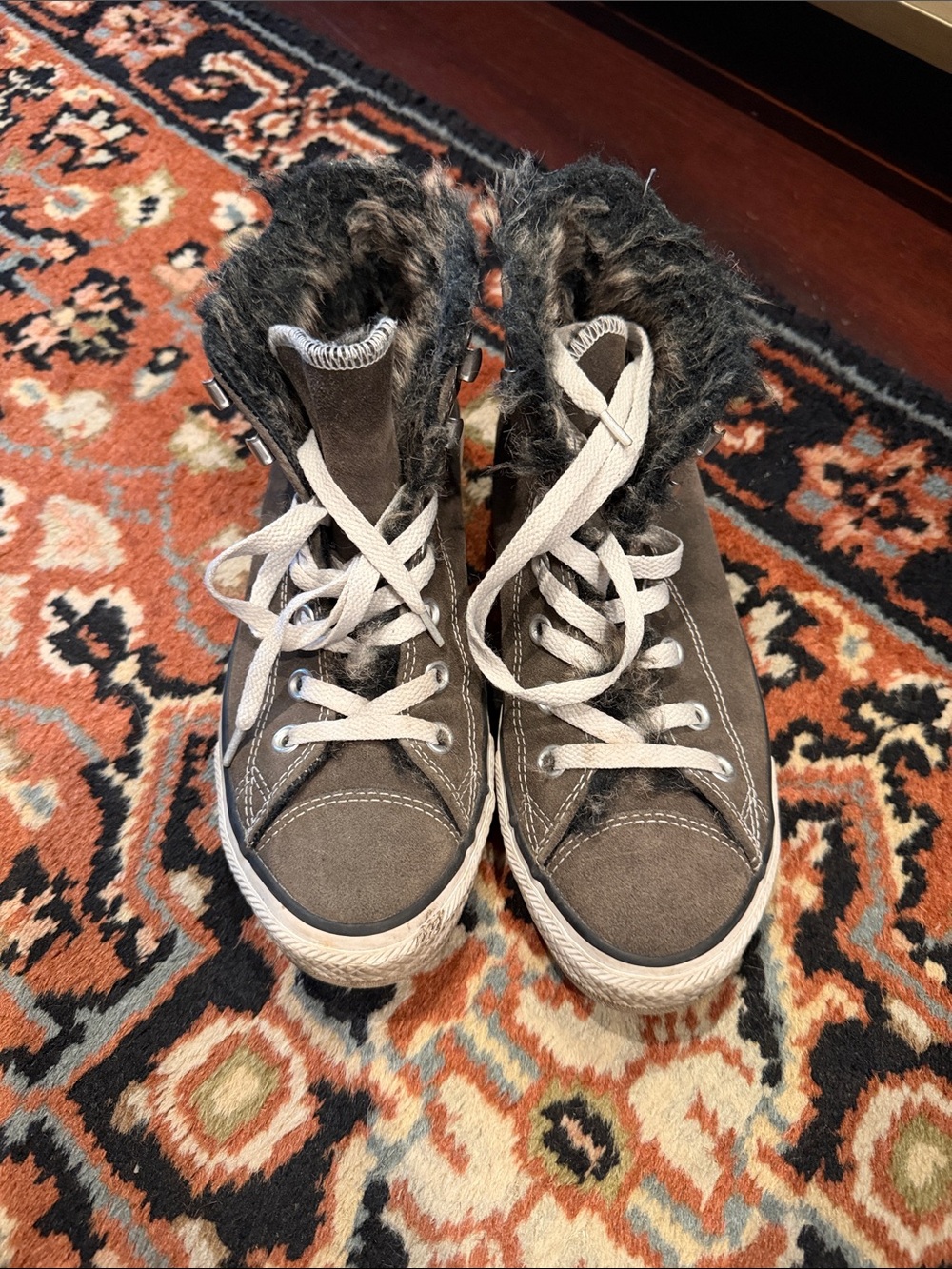 Converse All Star Faux-Fur Lined High-Tops